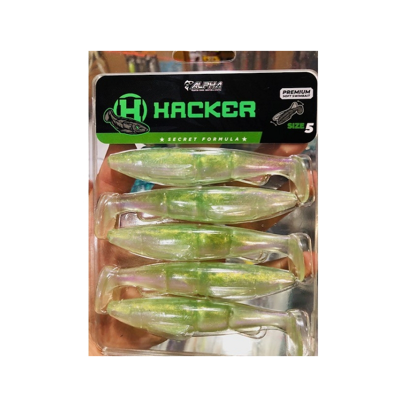 HACKER TALLA 5 10.3CM 5UNID 11 GREEN PURPLE