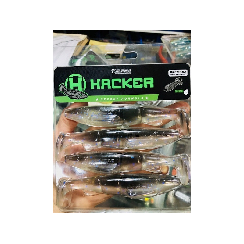 HACKER TALLA 6 12CM 4UNID 02 GHOST SMOKING SHAD