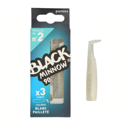 BLACK MINNOW 120 3 CUERPOS BLANK PAILLETE