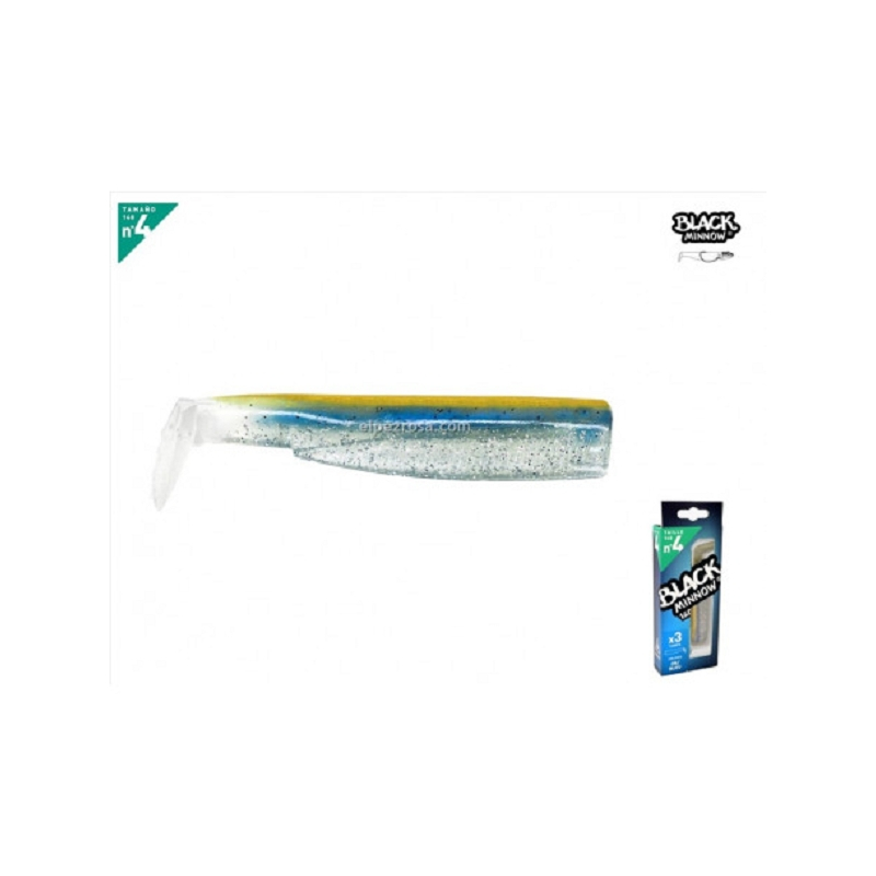 Black Minnow 140 - 3 cuerpos - Or/Bleu