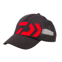 DAIWA GORRA TRUCKER NOIRE LOGO ROJO