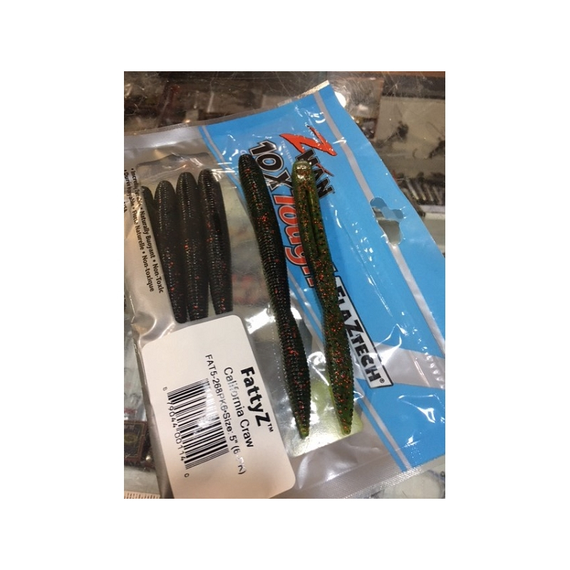 Z-MAN FATTYZ CALIFORNIA CRAW 5" 6PK FLOTANTE