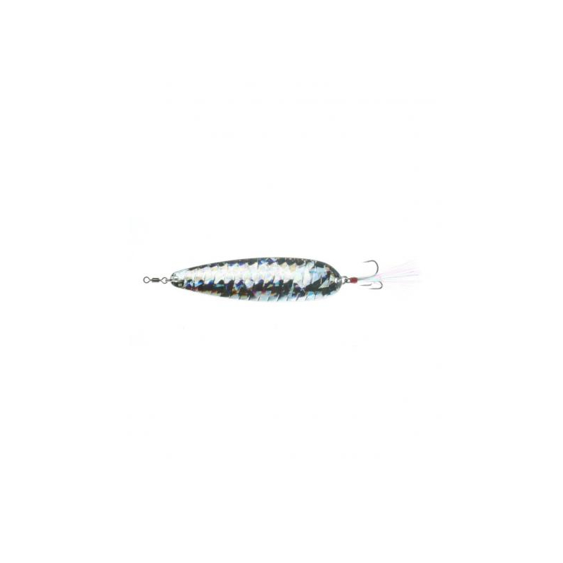 5" NICHOLS LURES GLASS HOLOGRAM SILVER 1-1/8oz