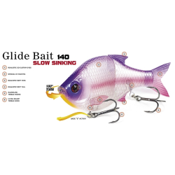 MOLIX GLIDE BAIT 140 SLOW SINKING BOMBOSHAD