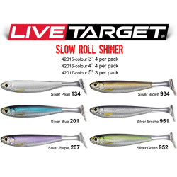 LIVE TARGET SLOW ROLL SHINER PADDLE TAIL 951
