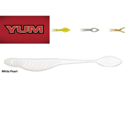 YUM 5 HOUDINI SHAD PEARL WHITE