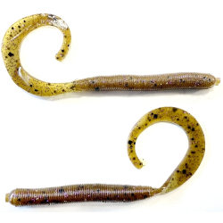 ZOOM CURLY TAIL 4" 248 GREEN P. PURPLE