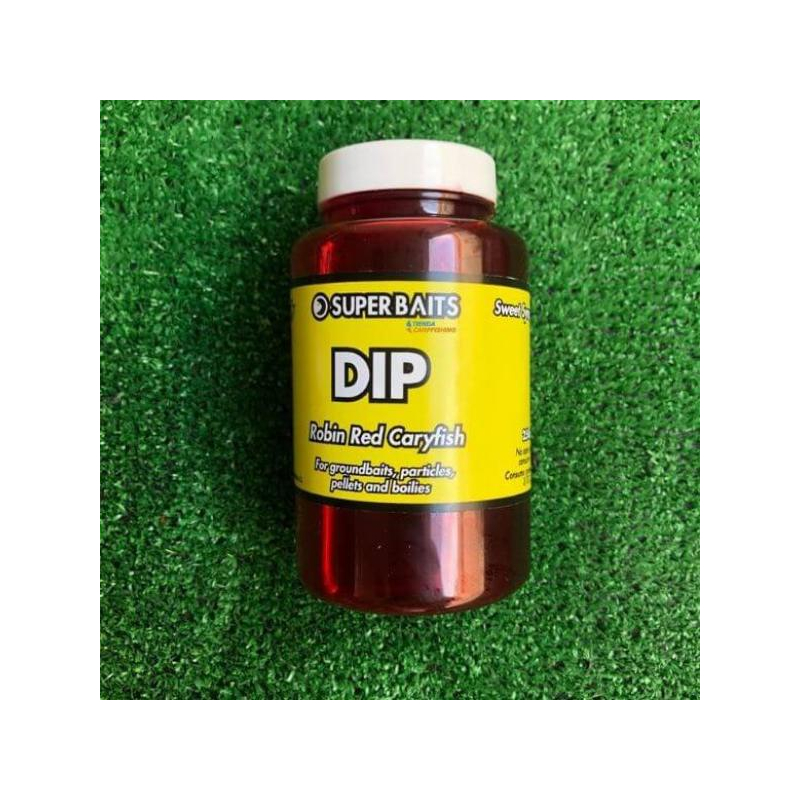 SUPERBAITS DIP ROBIN RED - CRAYFISH 250ML