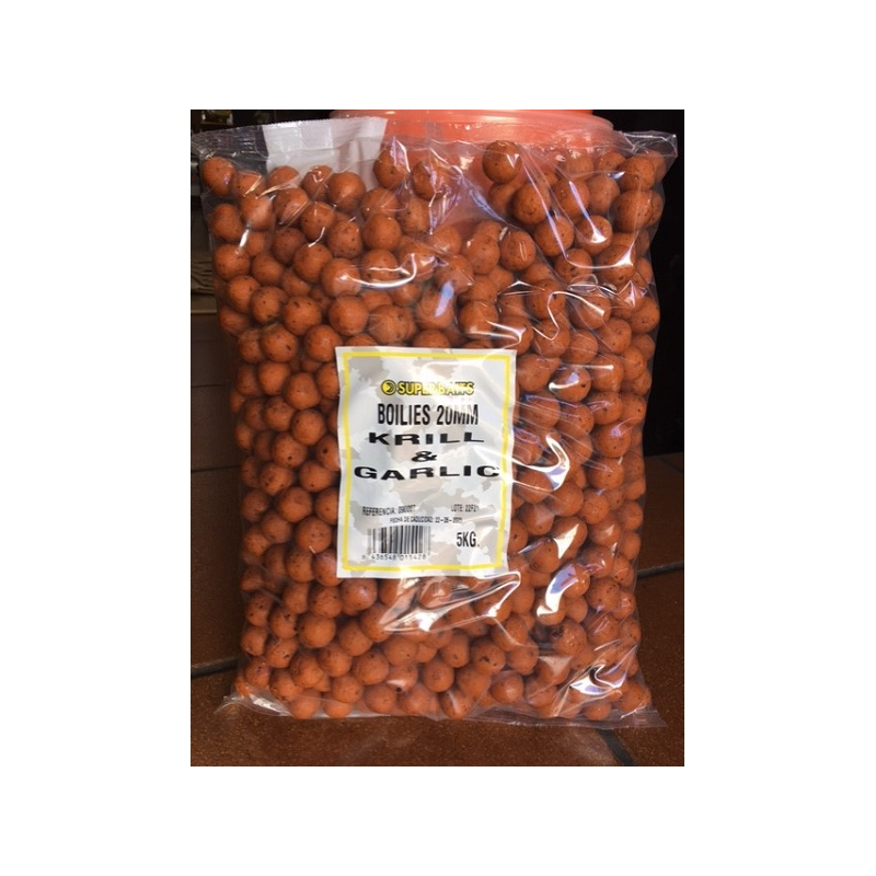 SUPERBAITS BOILIES 20MM K&G 5KG