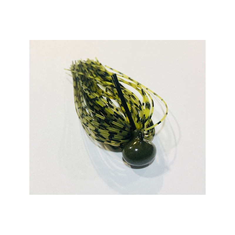 BAITFISHING FOOTBALL JIG 2/0 3/8 WATERMELON SEED