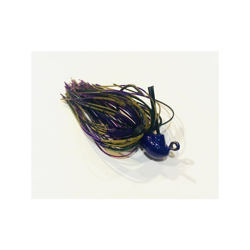 BAITFISHING CASTING JIG 2/0 1/2 JUNEBUG FLASH
