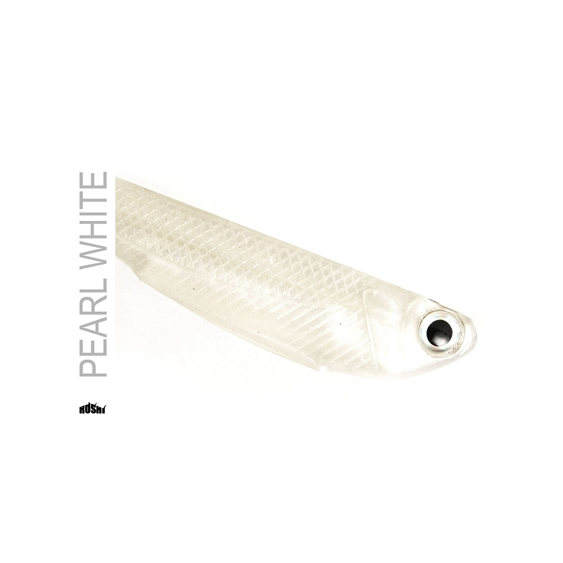 ROSHI SOFT LURE R-SHAD 100 01 P.WHITE