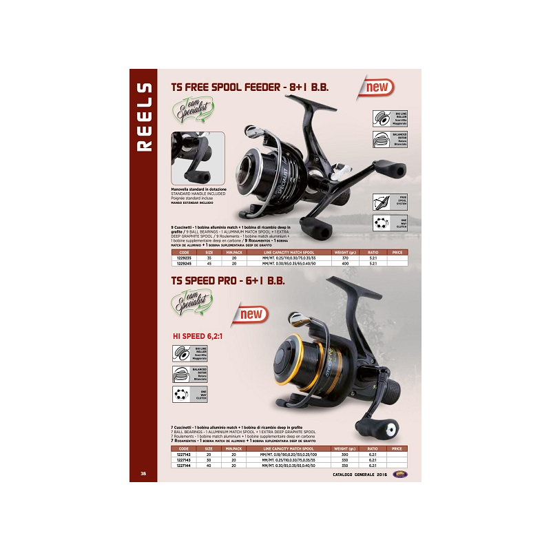 TS FREE SPOOL FEEDER 35