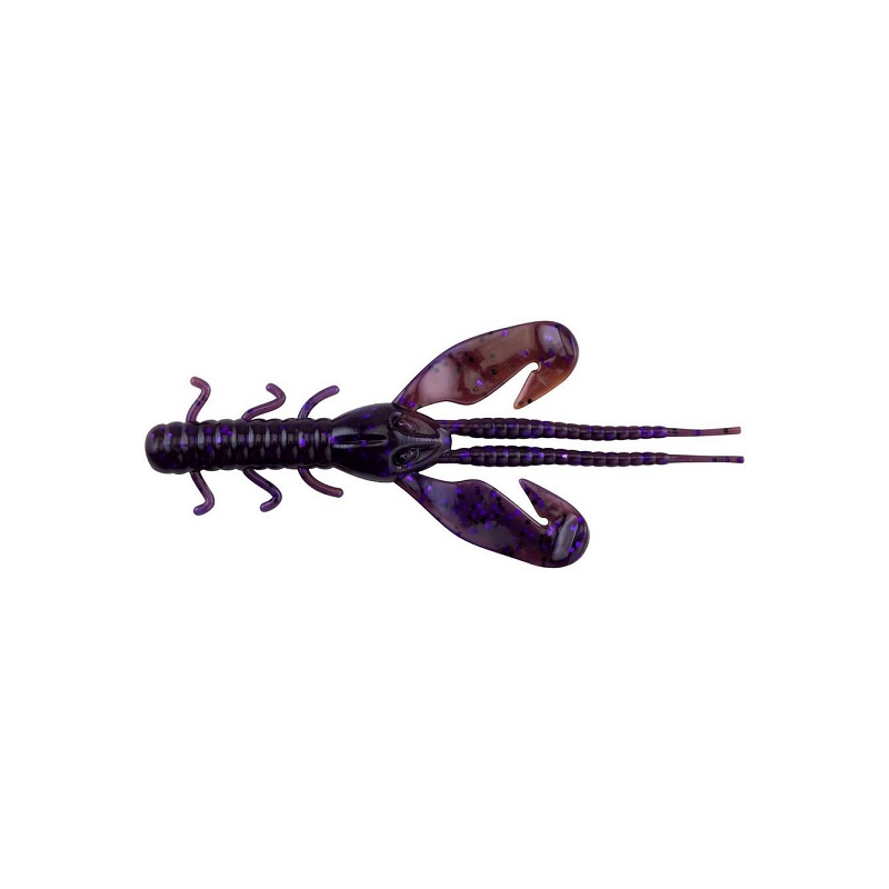 POWERBAITS ROCKET CRAW PURPLE PUMPKIN RED