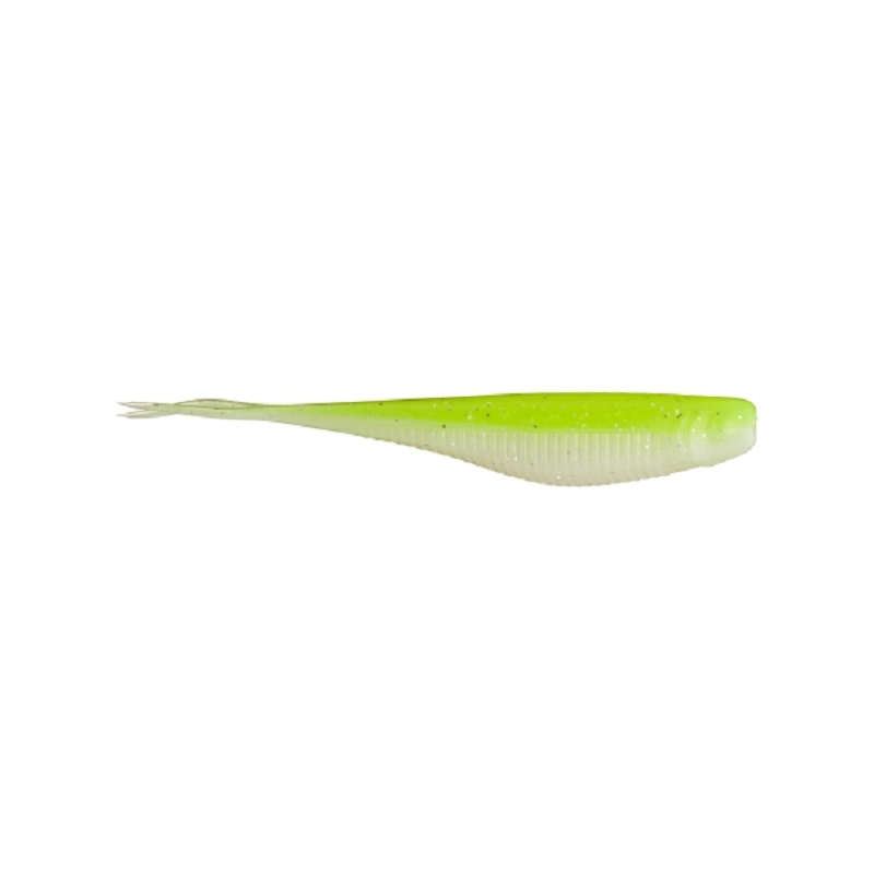 XZONE RALLY SHAD 3.75" CHARTREUSE PEARL