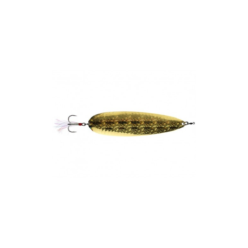 8" Nichols Lures Gold Shattered Glass Ben Parker M
