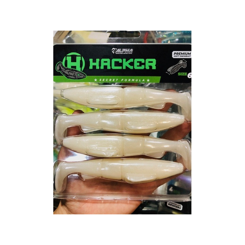 HACKER TALLA 6 12CM 4UNID 06 PEARL WHITE