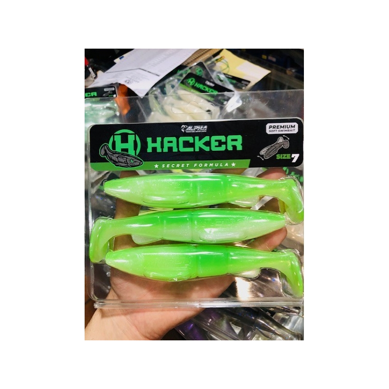 HACKER TALLA 7 15CM 3UNID 03 GHOST SMOKING LIME