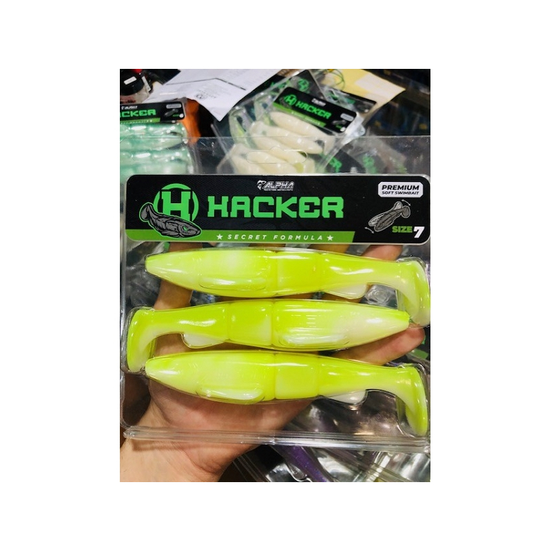 HACKER TALLA 7 15CM 3UNID 07 WHITE CHART