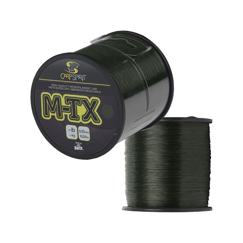 CARP SPIRIT M-TX GREEN 1020mt 035 21lb 9.5kg nudo