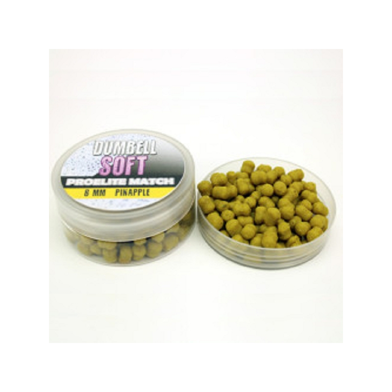 PRO ELITE DUMBELL SOFT FEEDER 8MM BANANAFRESA 30GR