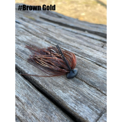 IBERICAN LURES JIG TUNSTENG 3/8 BROWN GOLD
