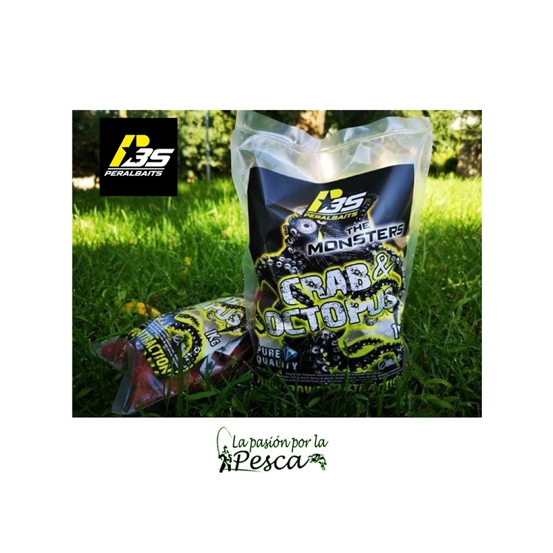 PERAL BAITS BOILIE 1KG CRAB OCTUPUS