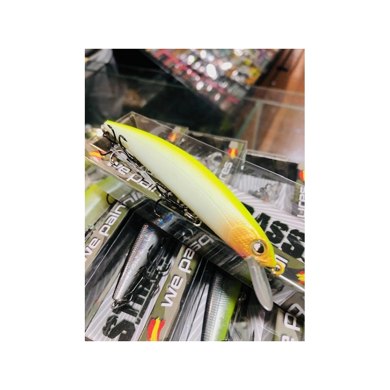 STRANGER BASS JERK 110 A.CHARTREUSE MATE SUSPEN.