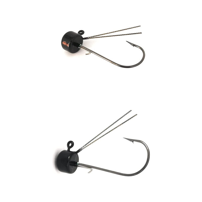 LUNKER WEELESS MUSHRON HEAD JIGS 1/4 Nº2