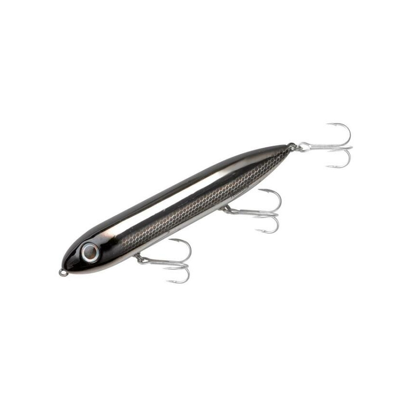 HEDDON SUPER SPOOK 7" BLACK SHINER
