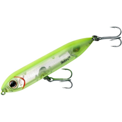 HEDDON SUPER SPOOK 7" CHARTREUSE SILVER