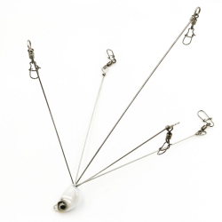 DESTUCTOR UMBRELLA RIG color WHITE PEARL 1/2oz