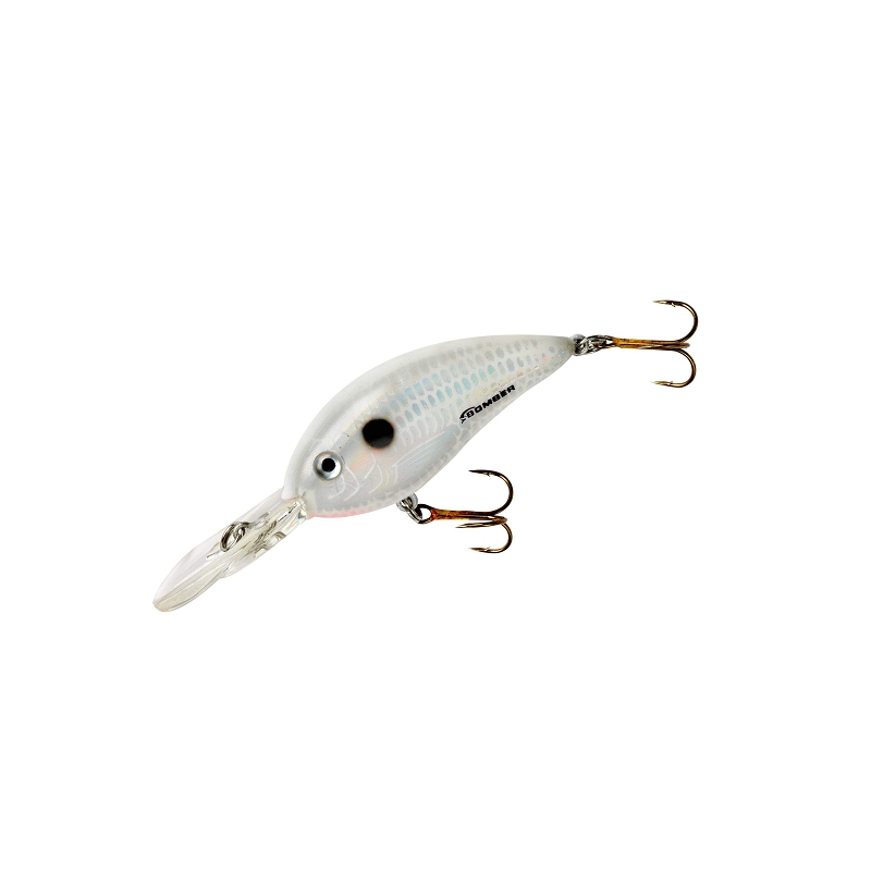 BOMBER FAT FREE FINGERLING 5 PEARL WHITE 3MT