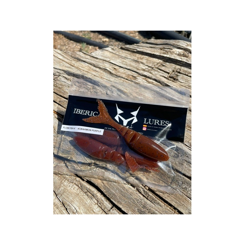 IBERICAN LURES FLOW FISH CINAMON PURPLE