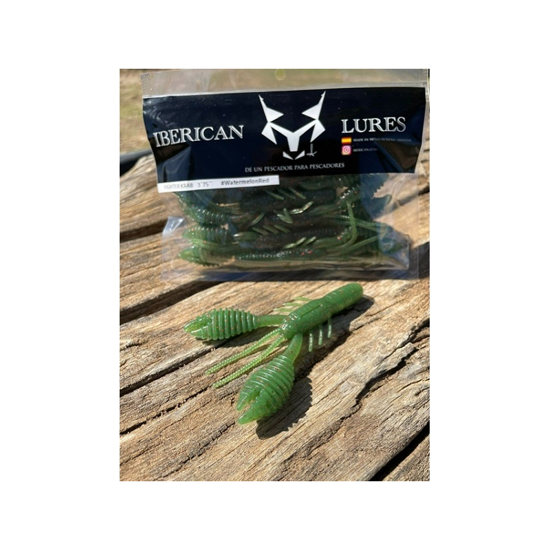 IBERICAN LURES KRAB 5" WATERMELON RED