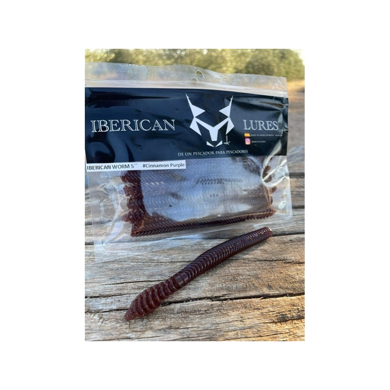 IBERICAN LURES WORM 5" CINNAMON