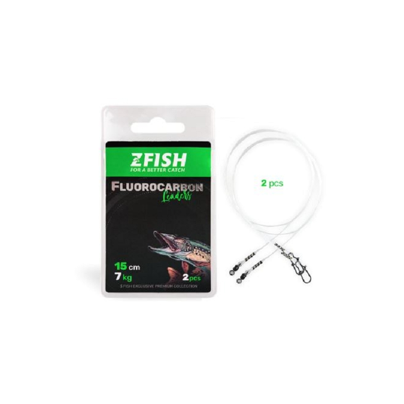 ZFISH LEADER FLUOROCARBON 25cm/15Kg