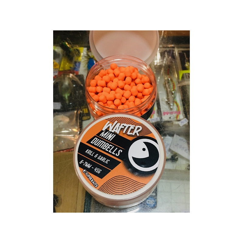 SUPERBAITS DUMBELL KRILL GARLIC 6-7MM