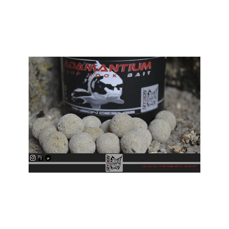 TRYBION HOOKBAIT 20MM ADAMANTIUM LACTEO/VEGETALES