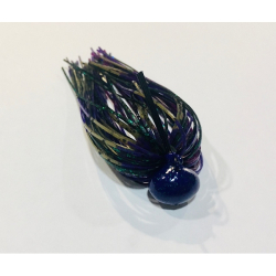 BAITFISHING FOOTBALL JIG 2/0 3/8 JUNEBUG FLASH