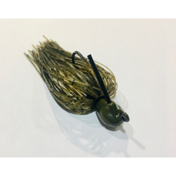 BAITFISHING CASTING JIG 2/0 3/8 GREEN PUMKIN
