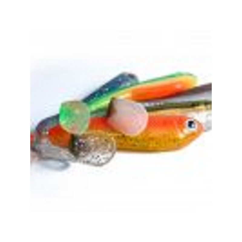 ROSHI SOFT LURE R-SHAD 100 LIME