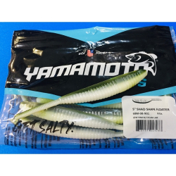 YAMAMOTO SHAD SHAPE 5" CREAM LAMINATE
