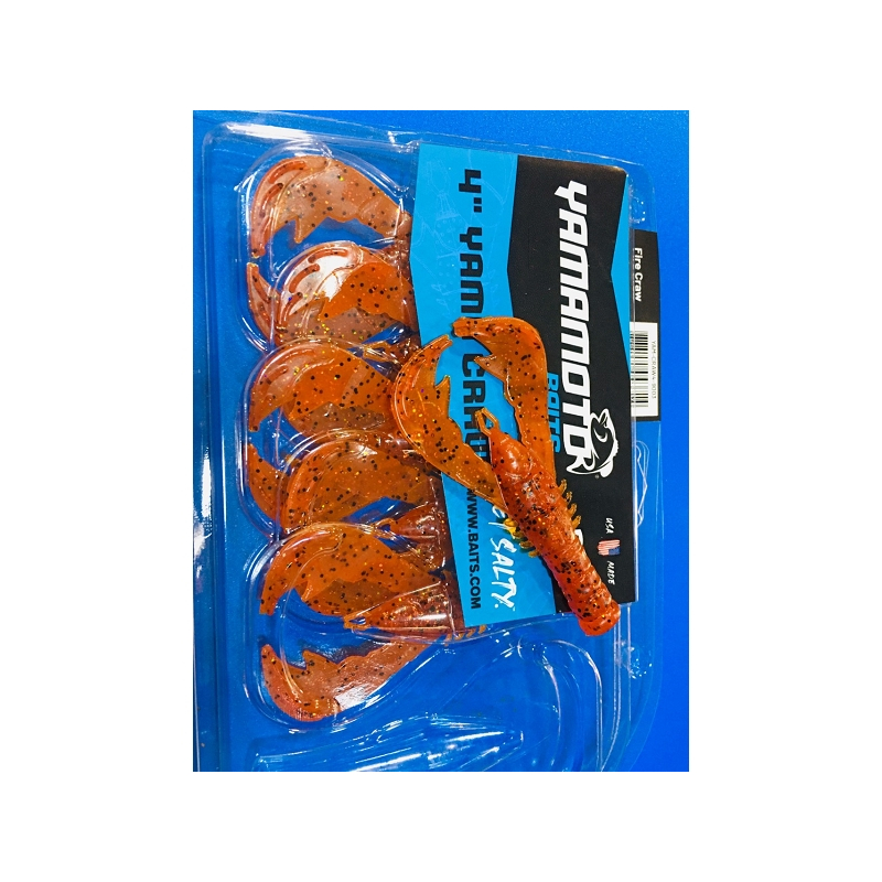 YAMAMOTO CRAW 4" FIRE CRAW FLOTANTE