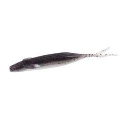 ZOOM WINGED FLUKE 5" SMOKE PEPPER CLEAR 6PK