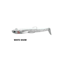YKR KISU SHAD 70MM WHITE SNOW 10GR 2unid