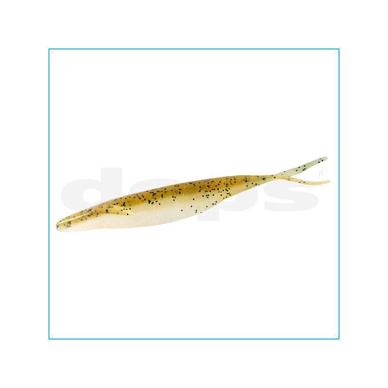 SAKAMATA SHAD 4" 114 CHAMPAGNE PEPPER & NEON PEARL